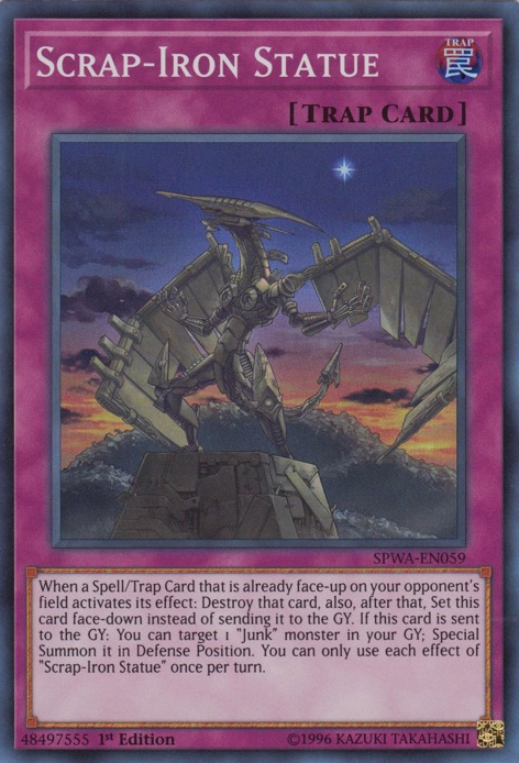 Scrap-Iron Statue [SPWA-EN059] Super Rare Yu-Gi-Oh!