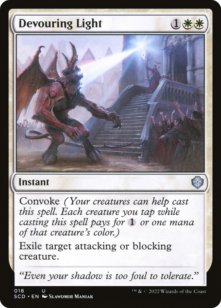 Devouring Light [Starter Commander Decks] Magic: The Gathering