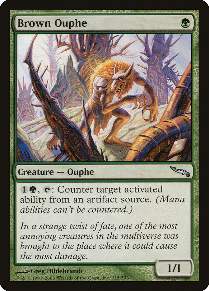 Brown Ouphe [Mirrodin] Magic: The Gathering