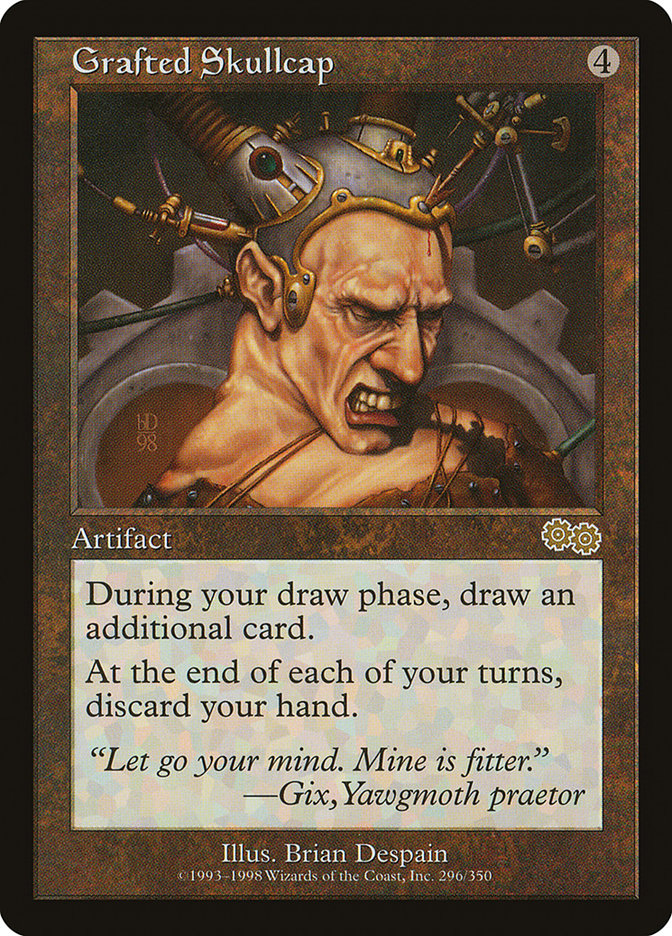 Grafted Skullcap [Urza's Saga] Magic: The Gathering