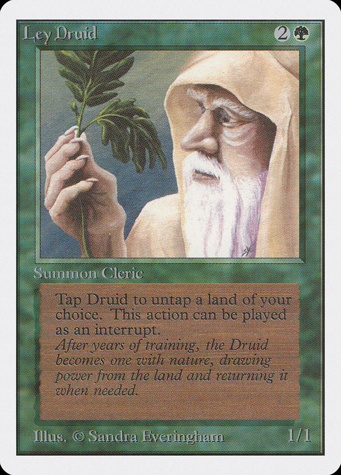 Ley Druid [Unlimited Edition] Magic: The Gathering