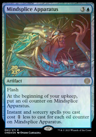 Mindsplice Apparatus [Phyrexia: All Will Be One Prerelease Promos] Magic: The Gathering
