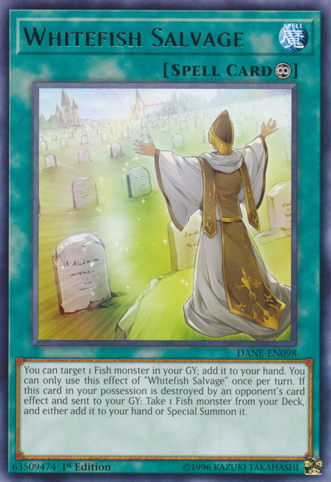 Whitefish Salvage [DANE-EN098] Rare Yu-Gi-Oh!