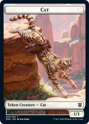 Cat // Insect Double-Sided Token [Zendikar Rising Tokens] Magic: The Gathering