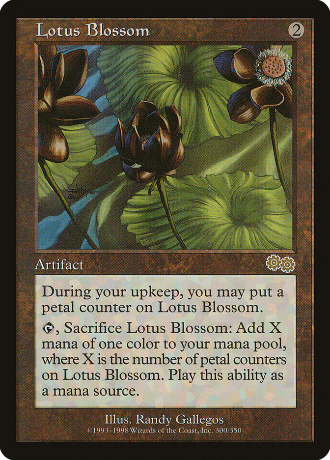 Lotus Blossom [Urza's Saga] Magic: The Gathering