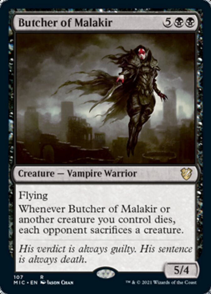 Butcher of Malakir [Innistrad: Midnight Hunt Commander] Magic: The Gathering
