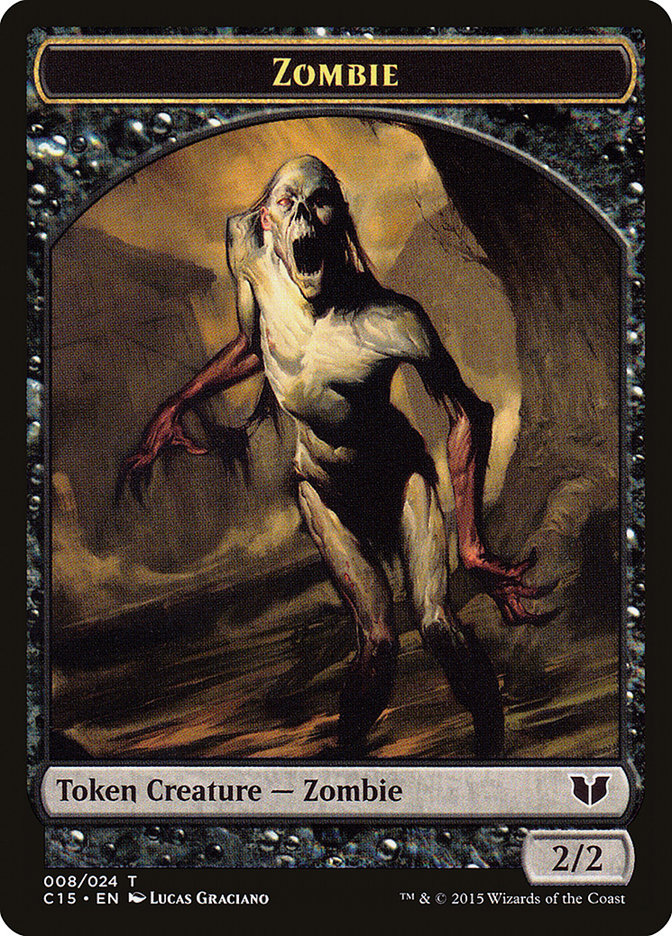 Germ // Zombie Double-Sided Token [Commander 2015 Tokens] Magic: The Gathering