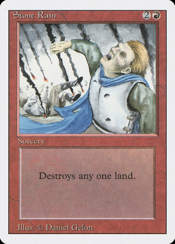 Stone Rain [Revised Edition] Magic: The Gathering