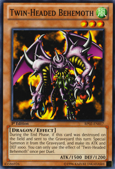 Twin-Headed Behemoth [BP02-EN017] Common Yu-Gi-Oh!