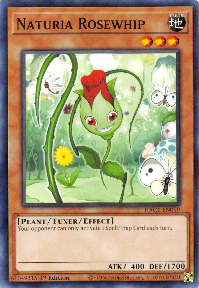 Naturia Rosewhip [HAC1-EN099] Common Yu-Gi-Oh!