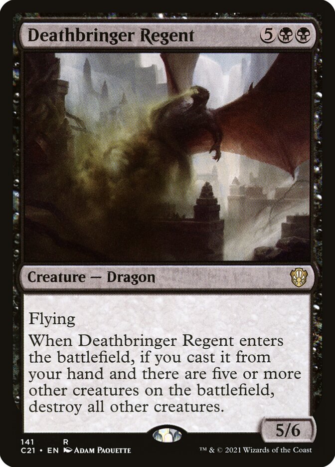 Deathbringer Regent [Commander 2021] Magic: The Gathering