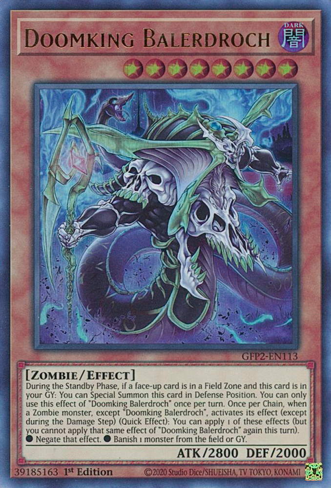 Doomking Balerdroch [GFP2-EN113] Ultra Rare Yu-Gi-Oh!