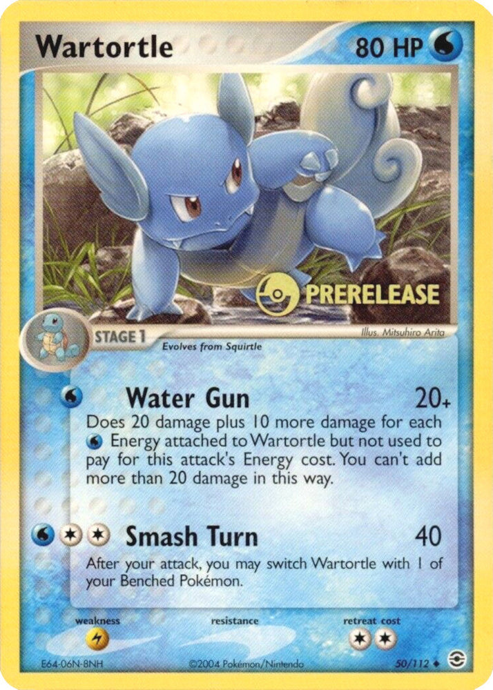 Wartortle (50/112) (Prerelease) [EX: FireRed & LeafGreen] Pokémon