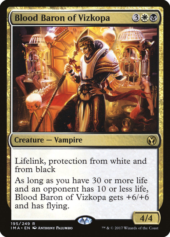 Blood Baron of Vizkopa [Iconic Masters] Magic: The Gathering