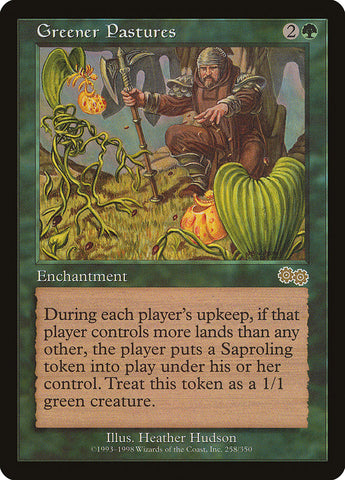 Greener Pastures [Urza's Saga] Magic: The Gathering