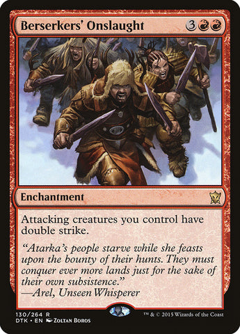 Berserkers' Onslaught [Dragons of Tarkir] Magic: The Gathering
