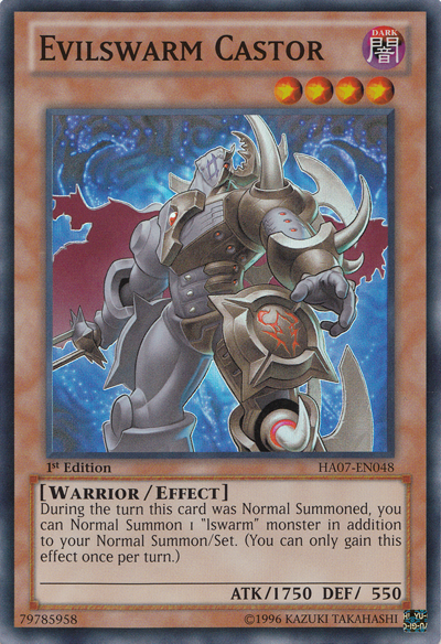 Evilswarm Castor [HA07-EN048] Super Rare Yu-Gi-Oh!