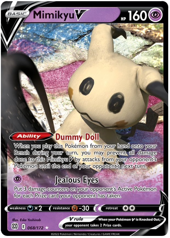 Mimikyu V (068/172) [Sword & Shield: Brilliant Stars] Pokémon