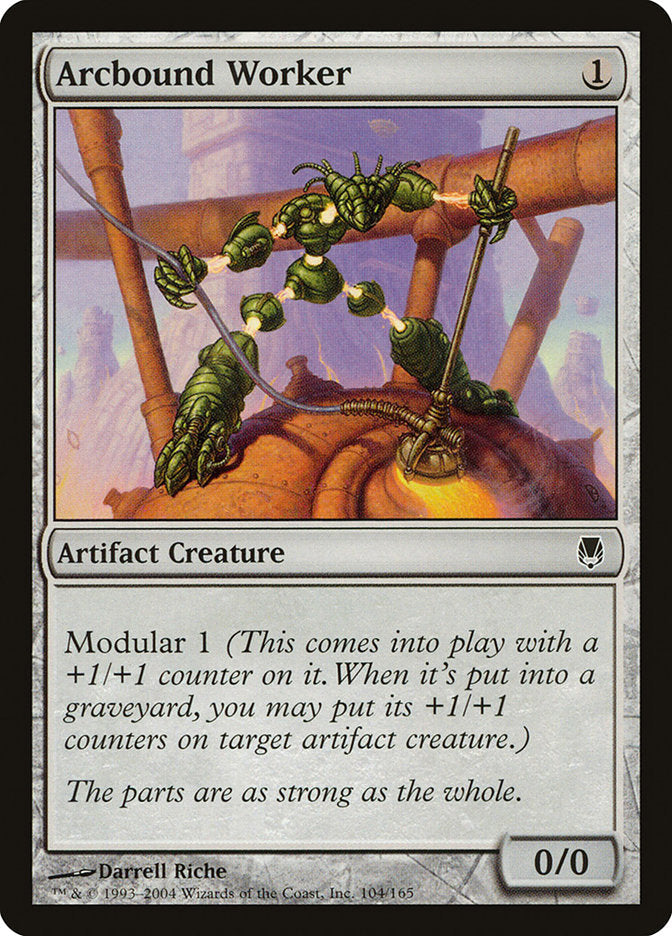 Arcbound Worker [Darksteel] Magic: The Gathering