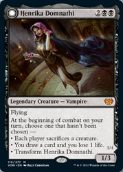 Henrika Domnathi // Henrika, Infernal Seer [Innistrad: Crimson Vow] Magic: The Gathering