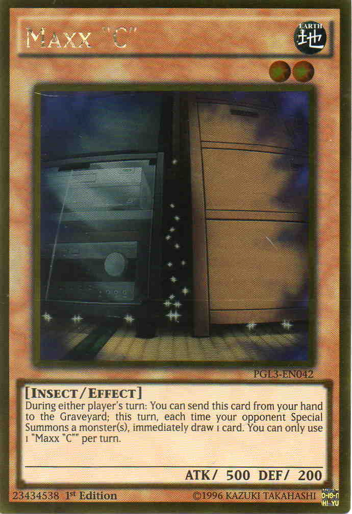 Maxx "C" [PGL3-EN042] Gold Rare Yu-Gi-Oh!