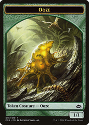 Plant // Ooze (016) Double-Sided Token [Planechase Anthology Tokens] Magic: The Gathering