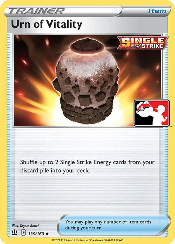 Urn of Vitality (139/163) [Prize Pack Series One] Pokémon