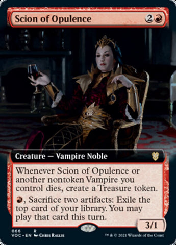 Scion of Opulence (Extended Art) [Innistrad: Crimson Vow Commander] Magic: The Gathering