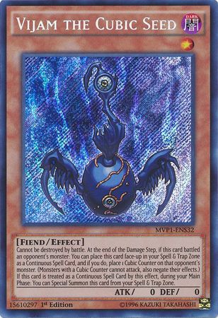 Vijam the Cubic Seed [MVP1-ENS32] Secret Rare Yu-Gi-Oh!