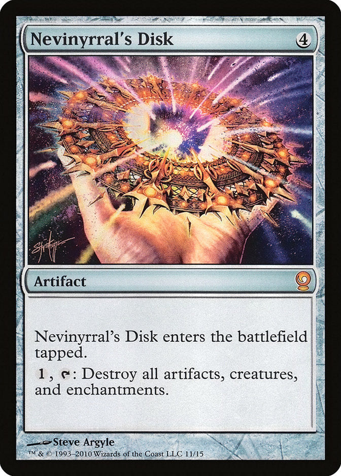 Nevinyrral's Disk [From the Vault: Relics] Magic: The Gathering