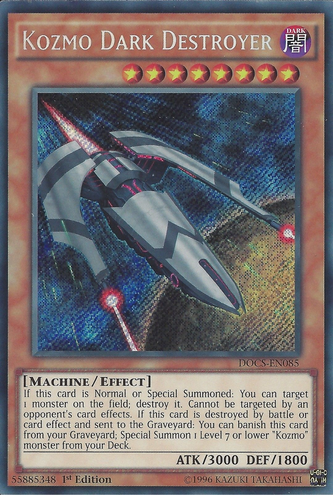 Kozmo Dark Destroyer [DOCS-EN085] Secret Rare Yu-Gi-Oh!