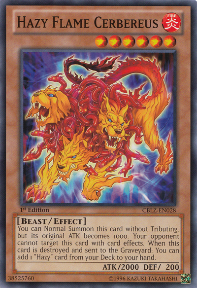 Hazy Flame Cerbereus [CBLZ-EN028] Common Yu-Gi-Oh!