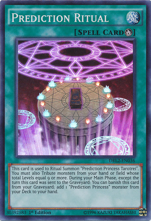 Prediction Ritual [DRL2-EN036] Super Rare Yu-Gi-Oh!