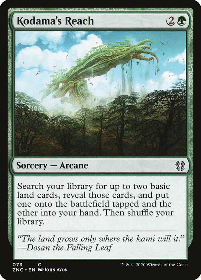 Kodama's Reach [Zendikar Rising Commander] Magic: The Gathering