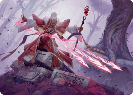 Magic Missile Art Card [Dungeons & Dragons: Adventures in the Forgotten Realms Art Series] Magic: The Gathering