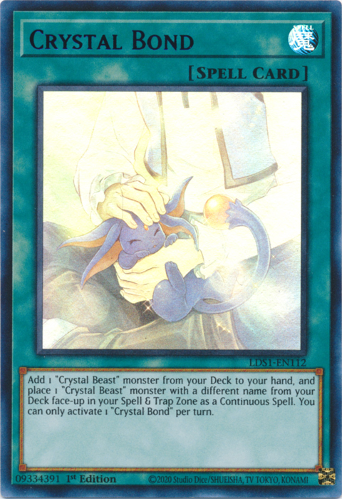 Crystal Bond (Green) [LDS1-EN112] Ultra Rare Yu-Gi-Oh!
