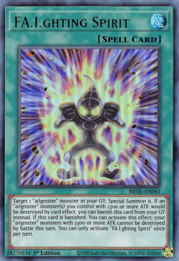 FA.I.ghting Spirit [BROL-EN041] Ultra Rare Yu-Gi-Oh!