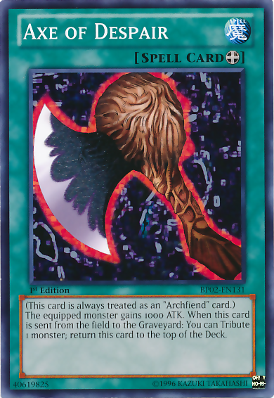 Axe of Despair [BP02-EN131] Common Yu-Gi-Oh!