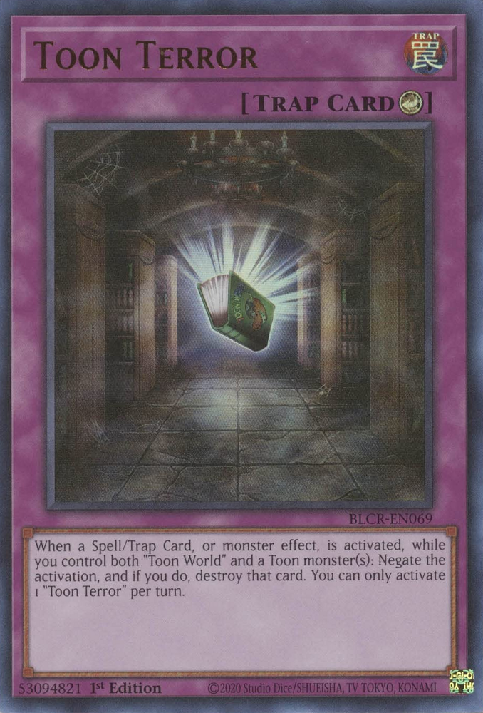 Toon Terror [BLCR-EN069] Ultra Rare Yu-Gi-Oh!