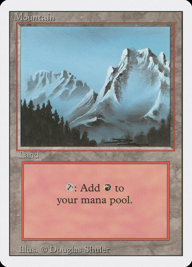 Mountain (302) [Revised Edition] Magic: The Gathering