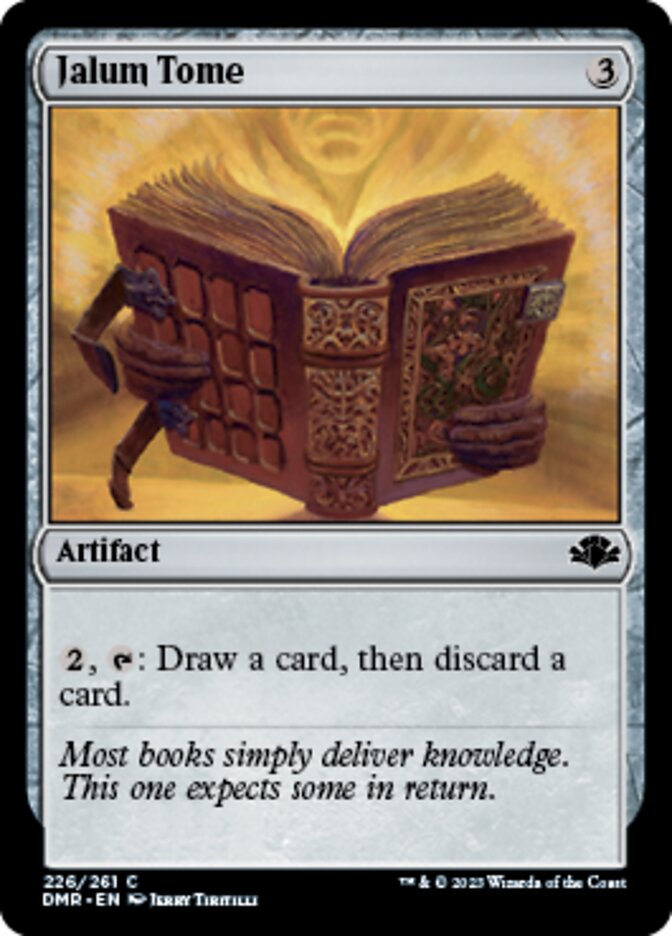 Jalum Tome [Dominaria Remastered] Magic: The Gathering
