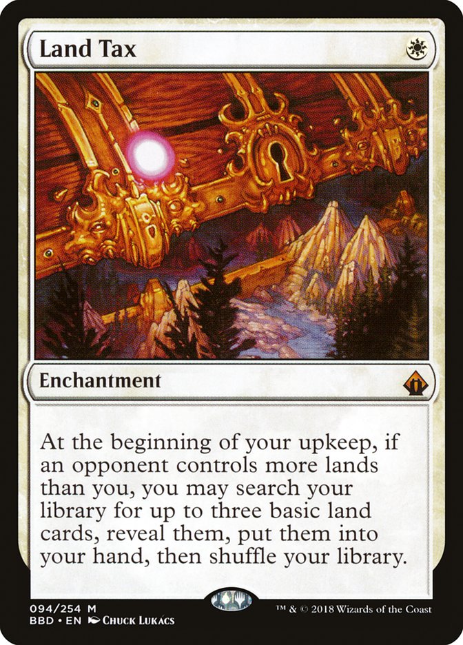 Land Tax [Battlebond] Magic: The Gathering