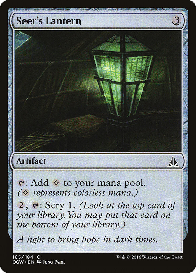 Seer's Lantern [Oath of the Gatewatch] Magic: The Gathering