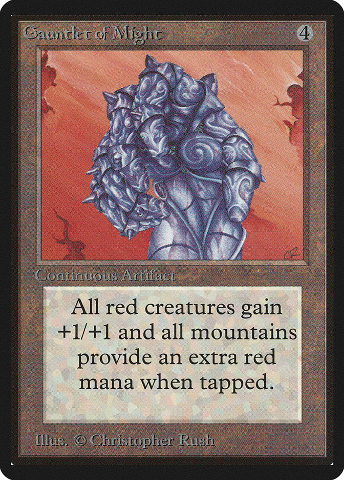 Gauntlet of Might [Beta Edition] Magic: The Gathering