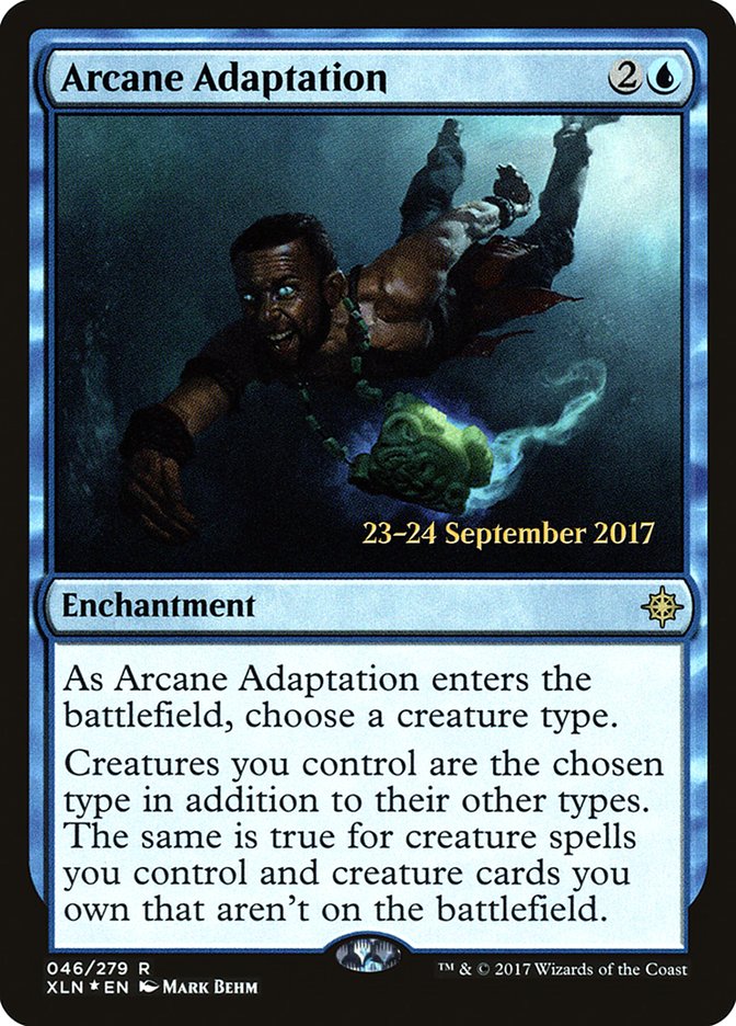 Arcane Adaptation [Ixalan Prerelease Promos] Magic: The Gathering