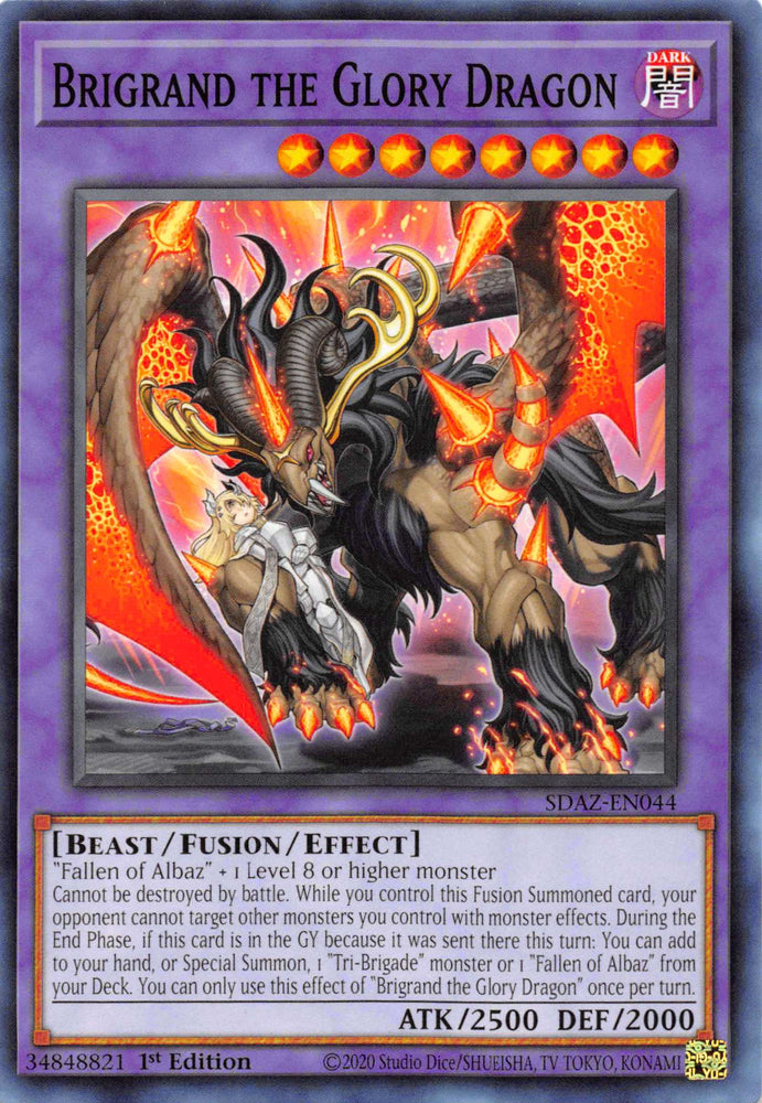 Brigrand the Glory Dragon [SDAZ-EN044] Common Yu-Gi-Oh!