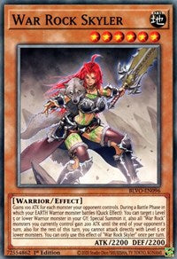 War Rock Skyler [BLVO-EN096] Common Yu-Gi-Oh!