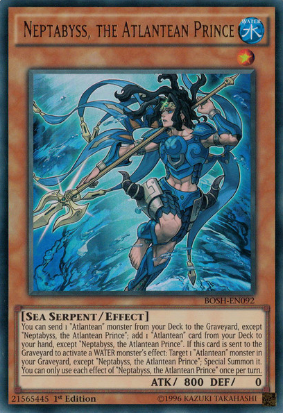 Neptabyss, the Atlantean Prince [BOSH-EN092] Ultra Rare Yu-Gi-Oh!