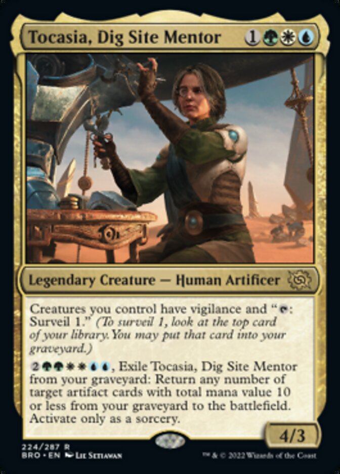 Tocasia, Dig Site Mentor [The Brothers' War] Magic: The Gathering