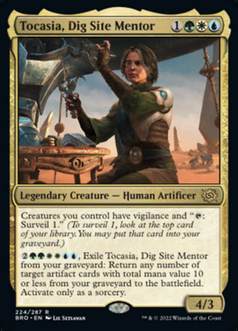 Tocasia, Dig Site Mentor [The Brothers' War] Magic: The Gathering